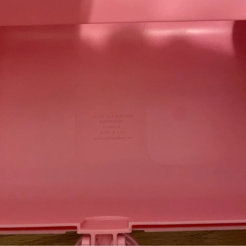 Caboodles Pink Two Tone Makeup Case Made in USA